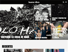 Tablet Screenshot of buenavibra.com